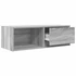 Kép 5/11 - 2 db szürke sonoma szerelt fa fali TV-szekrény 80x31x25,5 cm