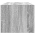 Kép 8/11 - 2 db szürke sonoma szerelt fa fali TV-szekrény 80x31x25,5 cm