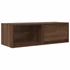 Kép 2/11 - Barna tölgy színű szerelt fa TV-szekrény 80x31x25,5 cm