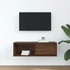 Kép 3/11 - Barna tölgy színű szerelt fa TV-szekrény 80x31x25,5 cm