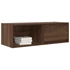 Kép 4/11 - Barna tölgy színű szerelt fa TV-szekrény 80x31x25,5 cm