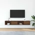 Kép 3/11 - 2 db barna tölgy színű szerelt fa TV-szekrény 80x31x25,5 cm