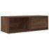 Kép 6/11 - 2 db barna tölgy színű szerelt fa TV-szekrény 80x31x25,5 cm