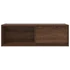 Kép 7/11 - 2 db barna tölgy színű szerelt fa TV-szekrény 80x31x25,5 cm