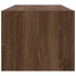 Kép 8/11 - 2 db barna tölgy színű szerelt fa TV-szekrény 80x31x25,5 cm