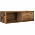 Kép 2/11 - Antik fa színű szerelt fa TV-szekrény 80x31x25,5 cm