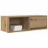 Kép 4/11 - 2 db kézműves tölgy színű szerelt fa TV-szekrény 80x31x25,5 cm