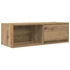 Kép 6/11 - 2 db kézműves tölgy színű szerelt fa TV-szekrény 80x31x25,5 cm