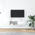 Kép 3/11 - Fehér szerelt fa TV-szekrény 100x31x25,5 cm