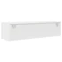 Kép 9/11 - 2 db fehér szerelt fa TV-szekrény 100x31x25,5 cm