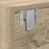 Kép 11/11 - Sonoma tölgy színű szerelt fa TV-szekrény 100x31x25,5cm