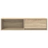 Kép 6/11 - Sonoma tölgy színű szerelt fa TV-szekrény 100x31x25,5cm