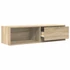 Kép 5/11 - 2 db sonoma tölgy színű szerelt fa TV-szekrény 100x31x25,5cm