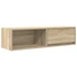 Kép 6/11 - 2 db sonoma tölgy színű szerelt fa TV-szekrény 100x31x25,5cm