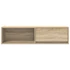 Kép 7/11 - 2 db sonoma tölgy színű szerelt fa TV-szekrény 100x31x25,5cm