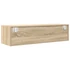 Kép 9/11 - 2 db sonoma tölgy színű szerelt fa TV-szekrény 100x31x25,5cm