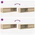 Kép 10/11 - 2 db sonoma tölgy színű szerelt fa TV-szekrény 100x31x25,5cm