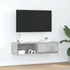 Kép 1/11 - Betonszürke szerelt fa TV-szekrény 100x31x25,5cm