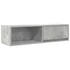 Kép 2/11 - Betonszürke szerelt fa TV-szekrény 100x31x25,5cm