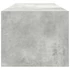 Kép 7/11 - Betonszürke szerelt fa TV-szekrény 100x31x25,5cm