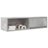Kép 4/11 - 2 db betonszürke szerelt fa TV-szekrény 100x31x25,5cm
