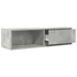 Kép 5/11 - 2 db betonszürke szerelt fa TV-szekrény 100x31x25,5cm