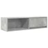 Kép 6/11 - 2 db betonszürke szerelt fa TV-szekrény 100x31x25,5cm