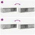 Kép 10/11 - 2 db betonszürke szerelt fa TV-szekrény 100x31x25,5cm