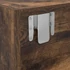 Kép 11/11 - Füstös tölgy színű szerelt fa TV-szekrény 100x31x25,5cm