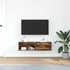 Kép 3/11 - Füstös tölgy színű szerelt fa TV-szekrény 100x31x25,5cm