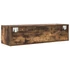 Kép 9/11 - 2 db füstös tölgy színű szerelt fa TV-szekrény 100x31x25,5cm