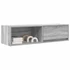 Kép 4/11 - 2 db szürke sonoma szerelt fa fali TV-szekrény 100x31x25,5cm