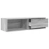 Kép 5/11 - 2 db szürke sonoma szerelt fa fali TV-szekrény 100x31x25,5cm