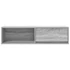 Kép 7/11 - 2 db szürke sonoma szerelt fa fali TV-szekrény 100x31x25,5cm