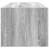 Kép 8/11 - 2 db szürke sonoma szerelt fa fali TV-szekrény 100x31x25,5cm