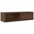 Kép 6/11 - 2 db barna tölgy színű szerelt fa TV-szekrény 100x31x25,5cm