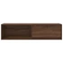 Kép 7/11 - 2 db barna tölgy színű szerelt fa TV-szekrény 100x31x25,5cm