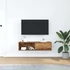 Kép 3/11 - Antik fa színű szerelt fa TV-szekrény 100x31x25,5 cm