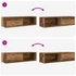 Kép 10/11 - 2 db antik fa szerelt fa fali TV-szekrény 100x31x25,5 cm