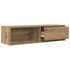 Kép 5/11 - 2 db kézműves tölgy színű szerelt fa TV-szekrény 100x31x25,5 cm