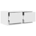 Kép 5/11 - 2 db fehér szerelt fa TV-szekrény 60x31x25,5 cm