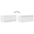 Kép 10/11 - 2 db fehér szerelt fa TV-szekrény 60x31x25,5 cm