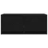 Kép 7/11 - 2 db fekete tölgy színű szerelt fa TV-szekrény 60x31x25,5 cm