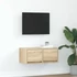 Kép 1/11 - Sonoma tölgy színű szerelt fa fali TV-szekrény 60x31x25,5 cm
