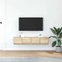 Kép 3/11 - 2 db sonoma tölgy színű szerelt fa TV-szekrény 60x31x25,5 cm
