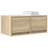 Kép 4/11 - 2 db sonoma tölgy színű szerelt fa TV-szekrény 60x31x25,5 cm