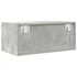 Kép 8/11 - Betonszürke szerelt fa TV-szekrény 60x31x25,5 cm