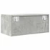 Kép 9/11 - 2 db betonszürke szerelt fa TV-szekrény 60x31x25,5 cm