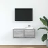 Kép 3/11 - Szürke sonoma színű szerelt fa TV-szekrény 60x31x25,5 cm