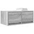 Kép 4/11 - 2 db szürke sonoma szerelt fa fali TV-szekrény 60x31x25,5 cm